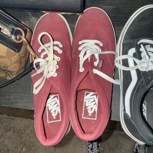 Vans Women's Burgundy Sneakers